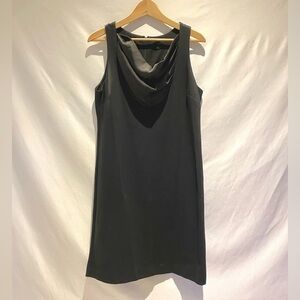 Ann Taylor Sleeveless Draped Cowl Neck Straight Dress, size 10